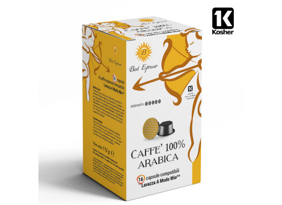 100% Arabica Compatible A Modo Mio Capsules by Best Espresso 