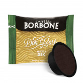 Green (Decaf) Blend 50 Don Carlo coffee capsules compatibile with A Modo Mio by Borbone