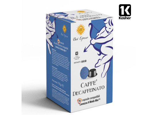 Decaffeinato - 16 A Modo Mio Compatible capsules - Best Espresso 