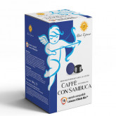 Sambuca coffee 16 A Modo Mio Compatible coffee capsules by Best Espresso