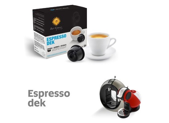 Decaf - 16 Coffee Capsules Dolce Gusto Compatible by Best Espresso
