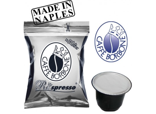 NERA - Black Blend 100 Respresso coffee capsules compatible with Nespresso by Borbone