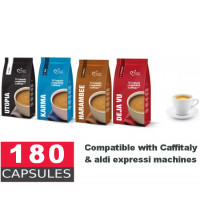180 Capsules compatible with Caffitaly & K-fee Expressi system