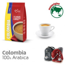 Colombia Single Origin 100% Arabica Coffee - 12  Coffee Capsules Caffitaly Compatible by Italian Coffee
