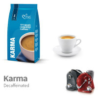 Karma - decaffeinated - 12  Coffee Capsules Caffitaly Compatible by Italian Coffee