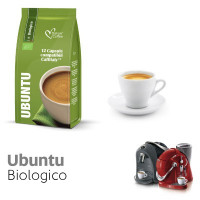 Ubuntu Organic Coffee 100% Arabica - 12  Coffee Capsules Caffitaly Compatible by Italian Coffee
