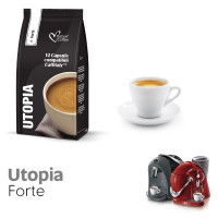 Utopia Strong - 12  Coffee Capsules Caffitaly Compatible by Italian Coffee
