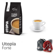 Utopia Strong - 12  Coffee Capsules Caffitaly Compatible by Italian Coffee