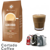 Cortado Coffee - 30 Coffee Capsules Caffitaly Compatible by Best Espresso (10x3)