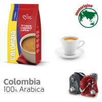 Colombia Single Origin 100% Arabica Coffee - 12  Coffee Capsules Caffitaly Compatible by Italian Coffee 