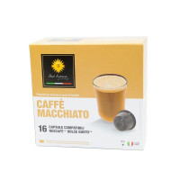 Cortado Coffee Macchiato - 16 Cortado Capsules Dolce Gusto Compatible by Best Espresso