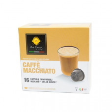 Cortado Coffee Macchiato - 16 Cortado Capsules Dolce Gusto Compatible by Best Espresso