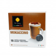 Mokaccino Coffee - 16 Capsules Dolce Gusto Compatible by Best Espresso