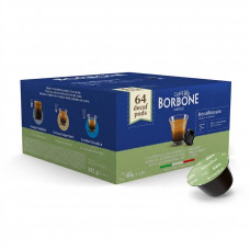 DECAF Blend - 64 Dolce Gusto coffee capsules compatible by Borbone 