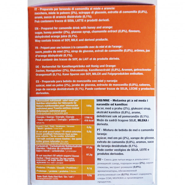 Orange Camomile Tea - 16 Coffee Capsules Dolce Gusto Compatible by Best Espresso