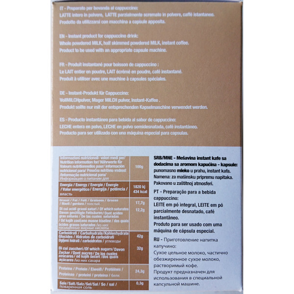 Cappuccino - 16 Coffee Capsules Dolce Gusto Compatible by Best Espresso