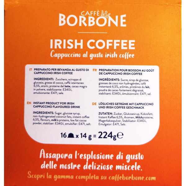 Irish Coffee - 16 Dolce Gusto capsules compatible by Borbone