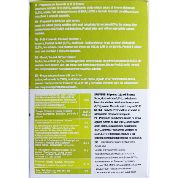 Lemon Tea - 16 Coffee Capsules Dolce Gusto Compatible by Best Espresso