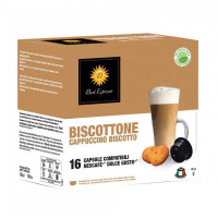 Biscottone - 16 Coffee Capsules Dolce Gusto Compatible by Best Espresso