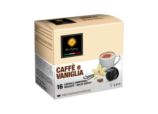 Vanilla coffee - 16  Capsules Dolce Gusto Compatible by Best Espresso