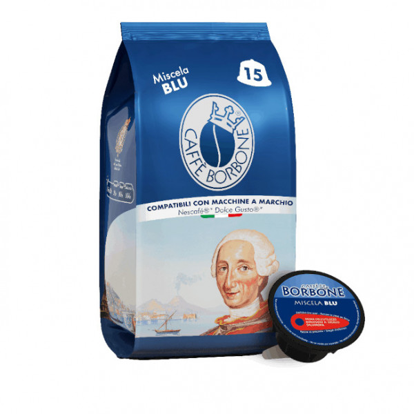 Capsule borbone miscela blu compatibili nescafe dolce gusto - Tuttiica