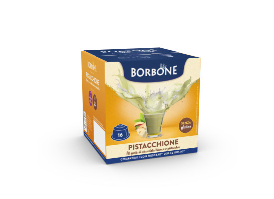 Pistacchione - 16 Dolce Gusto capsules compatible by Borbone