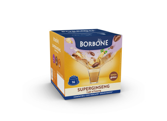 Super Ginseng - 16 Dolce Gusto capsules compatible by Borbone