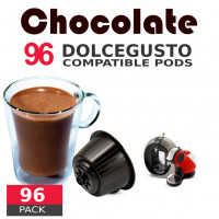 Chocolate- 96 Coffee Capsules Dolce Gusto Compatible by Best Espresso  ***BEST BEFORE 30/12/2023***