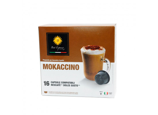 Mokaccino Coffee - 16 Capsules Dolce Gusto Compatible by Best Espresso