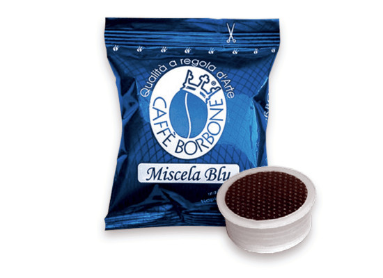 BLUE Blend - 100 Coffee Capsules Compatible Lavazza Espresso Point by Caffè Borbone