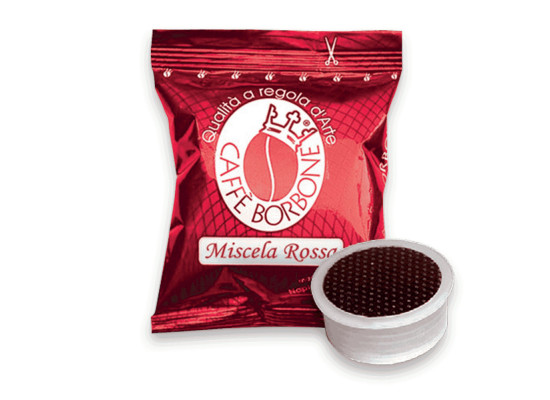 RED Blend - 100 Coffee Capsules Compatible Lavazza Espresso Point by Caffè Borbone