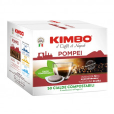 Espresso Pompei - 50 ESE Pods of Traditional Coffee by Kimbo