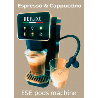 Aida Deluxe Black ESE pods Machine - espresso & Cappuccino