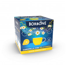 Chamomile with melatonin Tea -  18 ESE  pods by Borbone