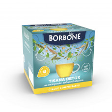 Herbal tea - Tisana detox 18 ESE  pods by Borbone
