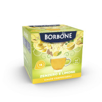 Ginger and Lemon - herbal tea 18 ESE  pods by Borbone