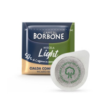 LIGHT BLEND - 50 ESE coffee pods  made of 50% Blue & 50% Decaf by Borbone