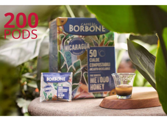 NICARAGUA - Single Origin Fine Robusta 200 ESE coffee pods by Borbone **PASSED BEST BEFORE DATE**