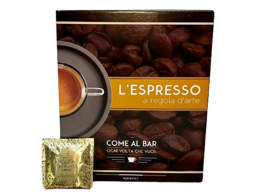 STRONG  Blend 100 ESE coffee pods by Delux Espresso 