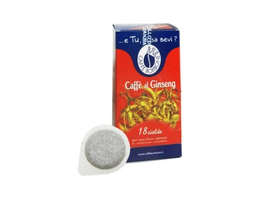 Ginseng Coffee 18 ESE coffee pods by Borbone