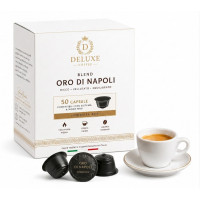 Oro Di Napoli Blend 50 A Modo Mio coffee capsule by Deluxe 