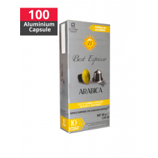 100% Arabica blend - 100 Aluminium Capsule Nespresso Compatible - Best Espresso