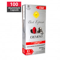 Cremoso  blend - 100 Aluminium Capsule Nespresso Compatible - Best Espresso