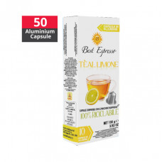 Lemon Tea -  50 Aluminium Capsule Nespresso Compatible - Best Espresso