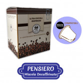 Decaffeinated coffee - 100 Nespresso capsules compatible by the micro roaster 99caffe