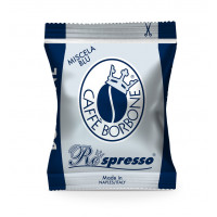 BLU Blend 100 Respresso coffee capsules compatible with Nespresso by Borbone