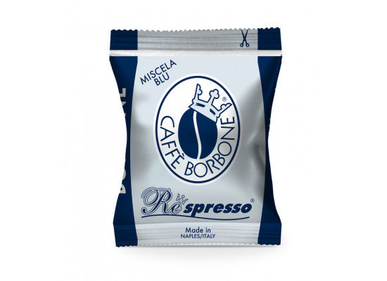 BLU Blend 100 Respresso coffee capsules compatible with Nespresso by Borbone