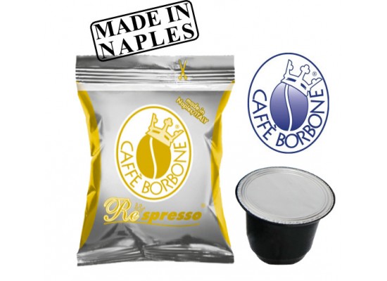 ORO - Gold Blend 100 Respresso coffee capsules compatible with Nespresso by Borbone 
