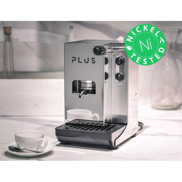 Frother + Machine - Aroma Plus ESE Machine & Dishwasher-safe Milk Frother!