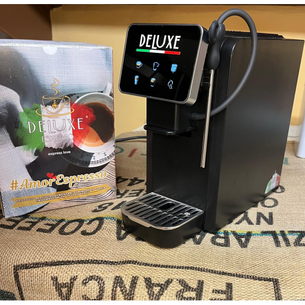 Aida Deluxe Black ESE pods Machine - espresso & Cappuccino